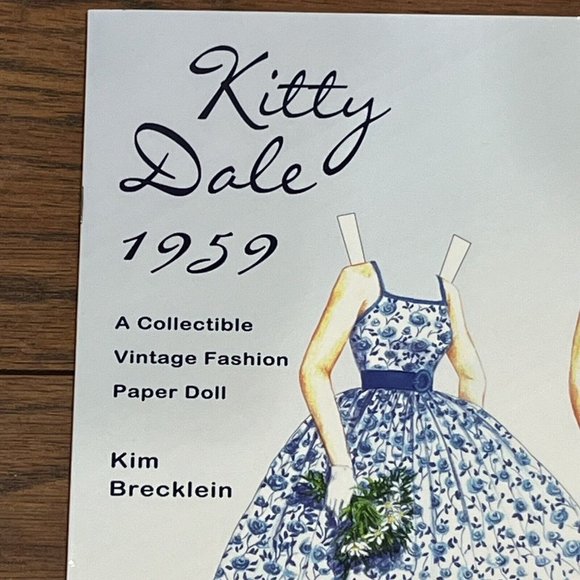 2007 Kitty Dale 1959 Paper Doll Book Kim Brecklein Uncut 1959 Fahion - Picture 2 of 9